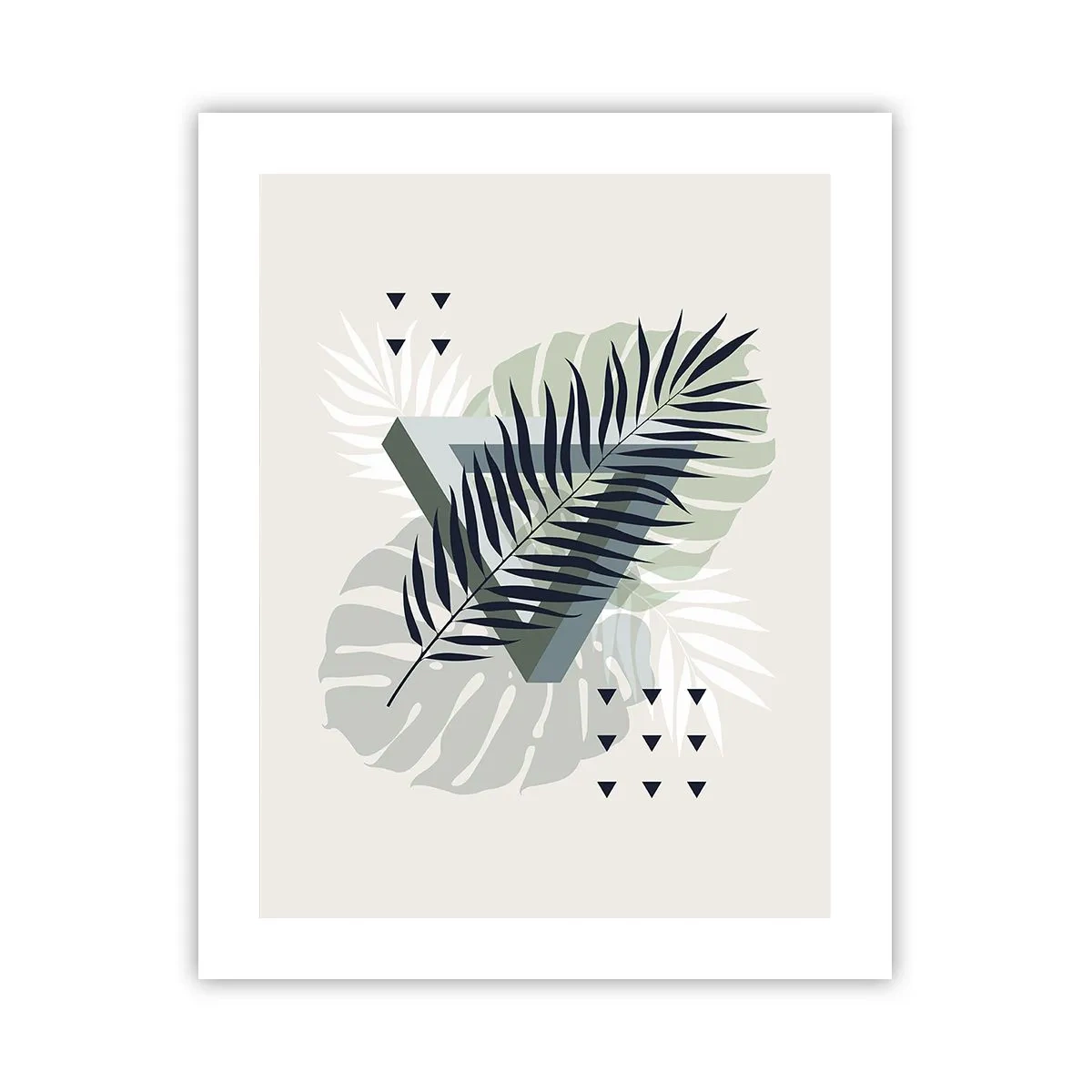Plakat - Natur og geometri - to ordener? - 40x50 cm