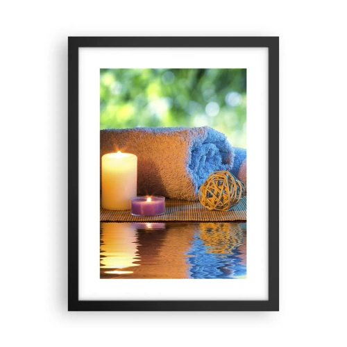Plakat i sort ramme - Tid til kroppen - 30x40 cm