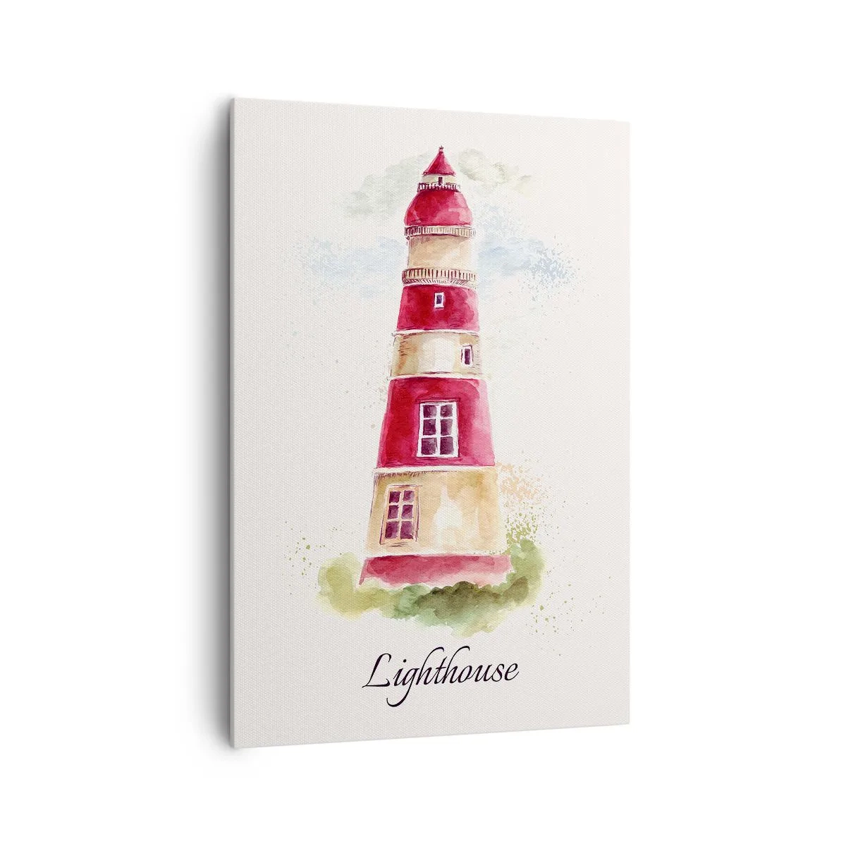 Lærredstryk - Billede på lærred - Altid vejret omkring - 70x100 cm