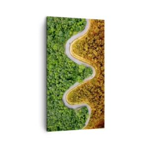 Lærredstryk - Billede på lærred - Grænser og gennembrud - 45x80 cm