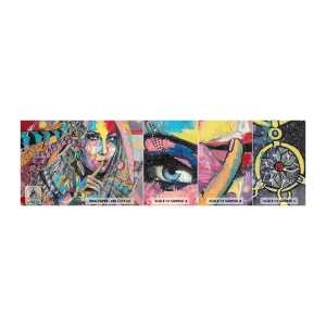 Fototapet Prøve Standard Eco - Vær tavs, indtil du forstår - Kvinde, Portræt af en kvinde, Boho - 100x30 cm