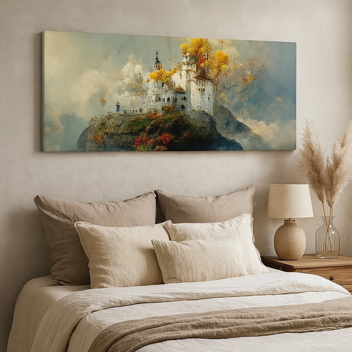 Lærredstryk - Billede på lærred - Begyndelsen på en romantisk historie - 30x30 cm