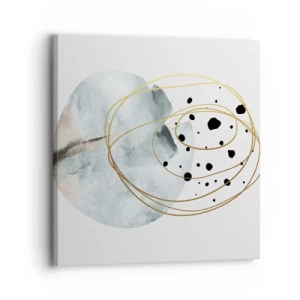 Lærredstryk - Billede på lærred - I rummets favntag - 30x30 cm