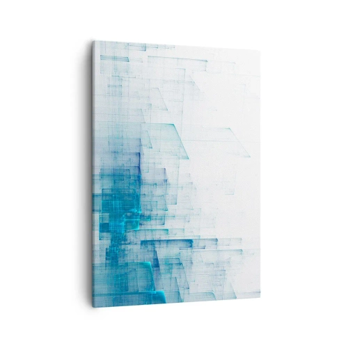 Lærredstryk - Billede på lærred - Hvordan rummet blev til - 50x70 cm