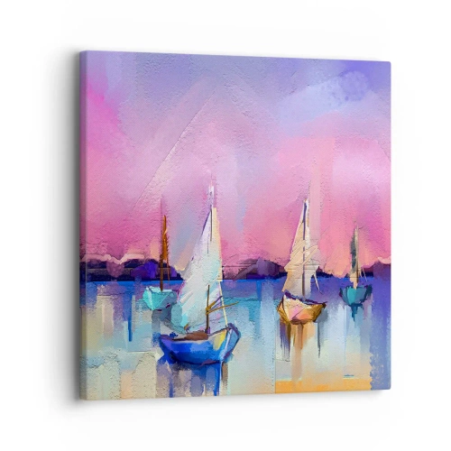 Lærredstryk - Billede på lærred - Retning: brede farvande - 30x30 cm
