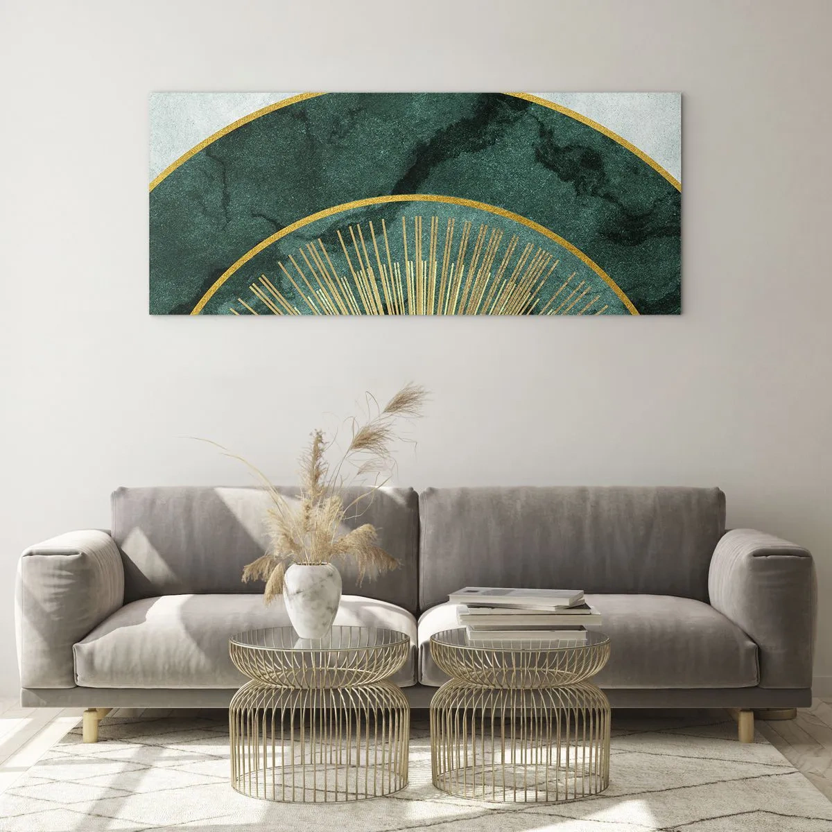 Billede på glas - Et anderledes solsystem - 100x40 cm