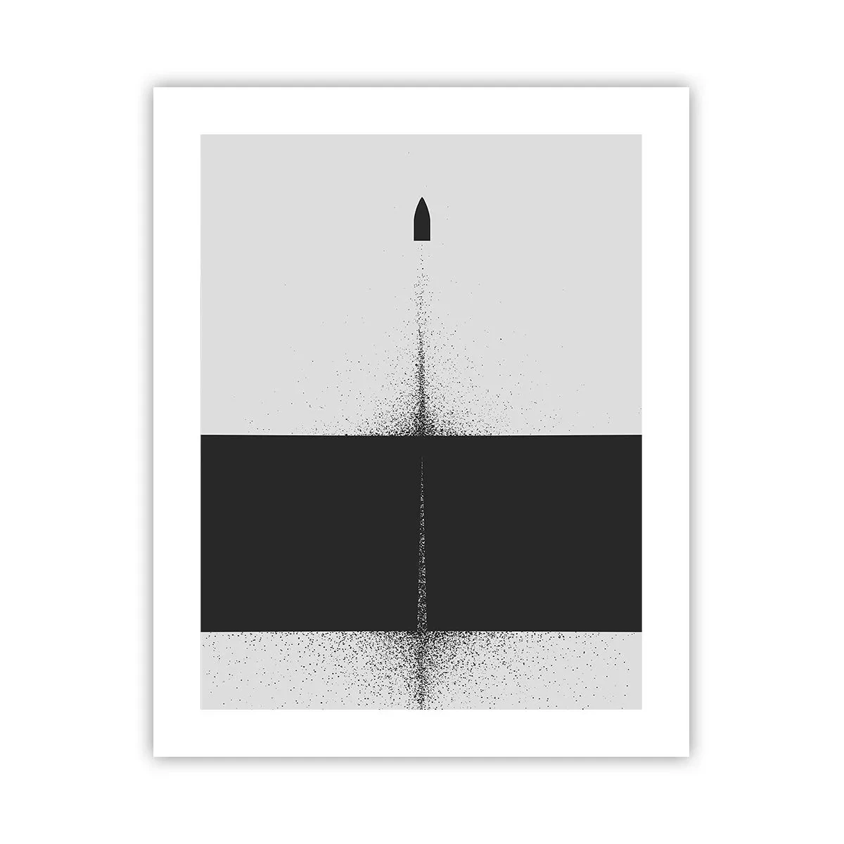Plakat - Lige til sagen - 40x50 cm