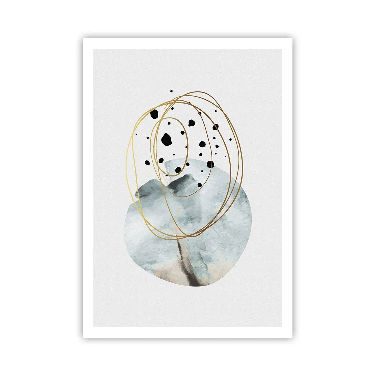 Plakat - I rummets favntag - 70x100 cm