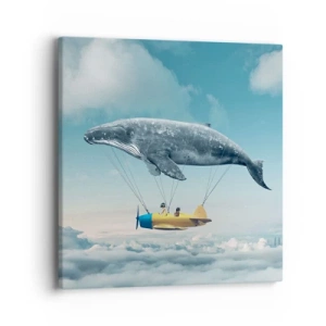 Lærredstryk - Billede på lærred - Hvorfor ikke? - 40x40 cm