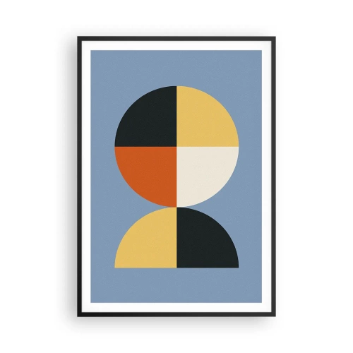 Plakat i sort ramme - Se og tæl - 70x100 cm