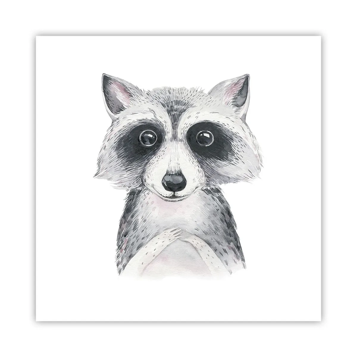 Plakat - Et øjeblik til at trække på skuldrene - 60x60 cm