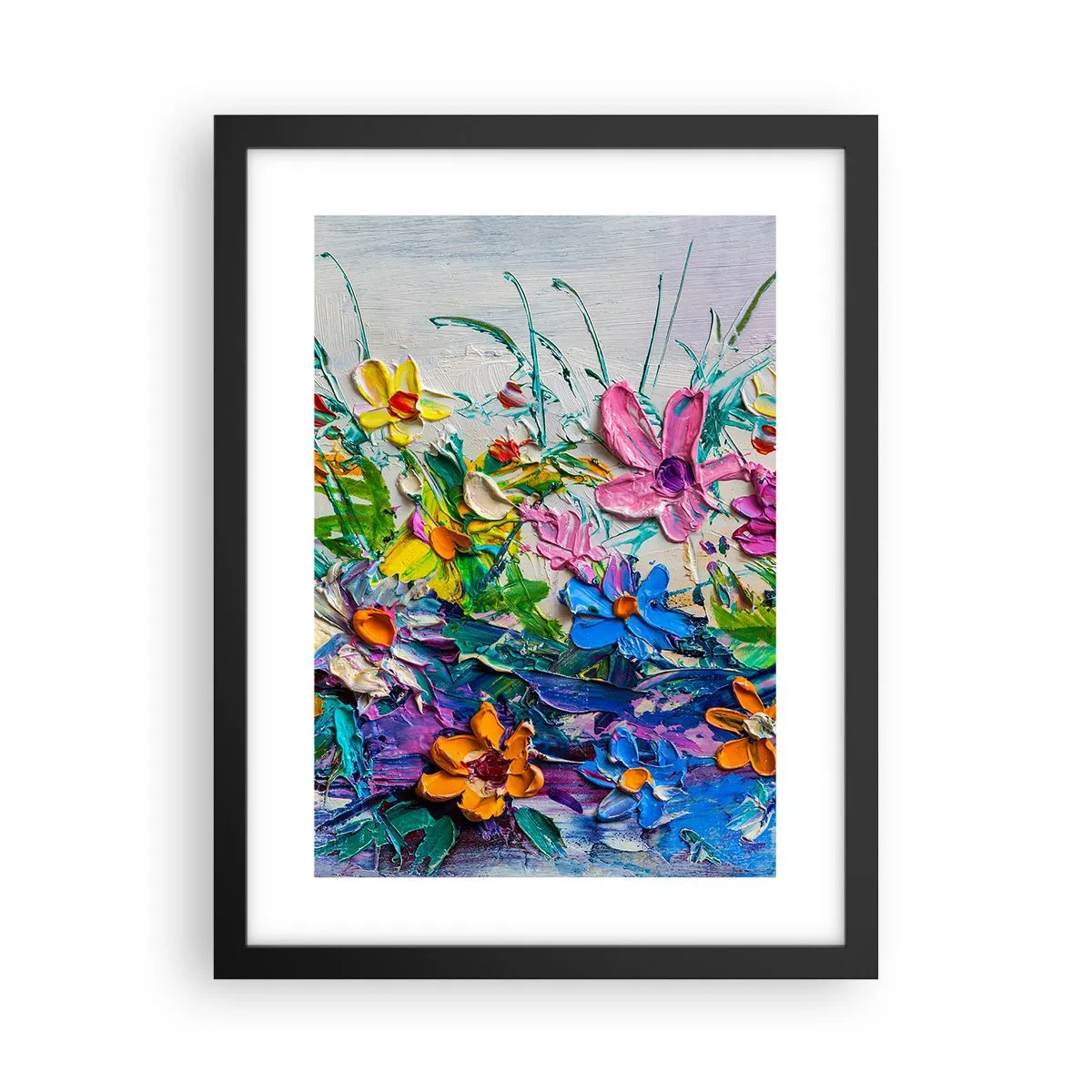 Plakat i sort ramme - Overhovedet ikke et stilleben - 30x40 cm
