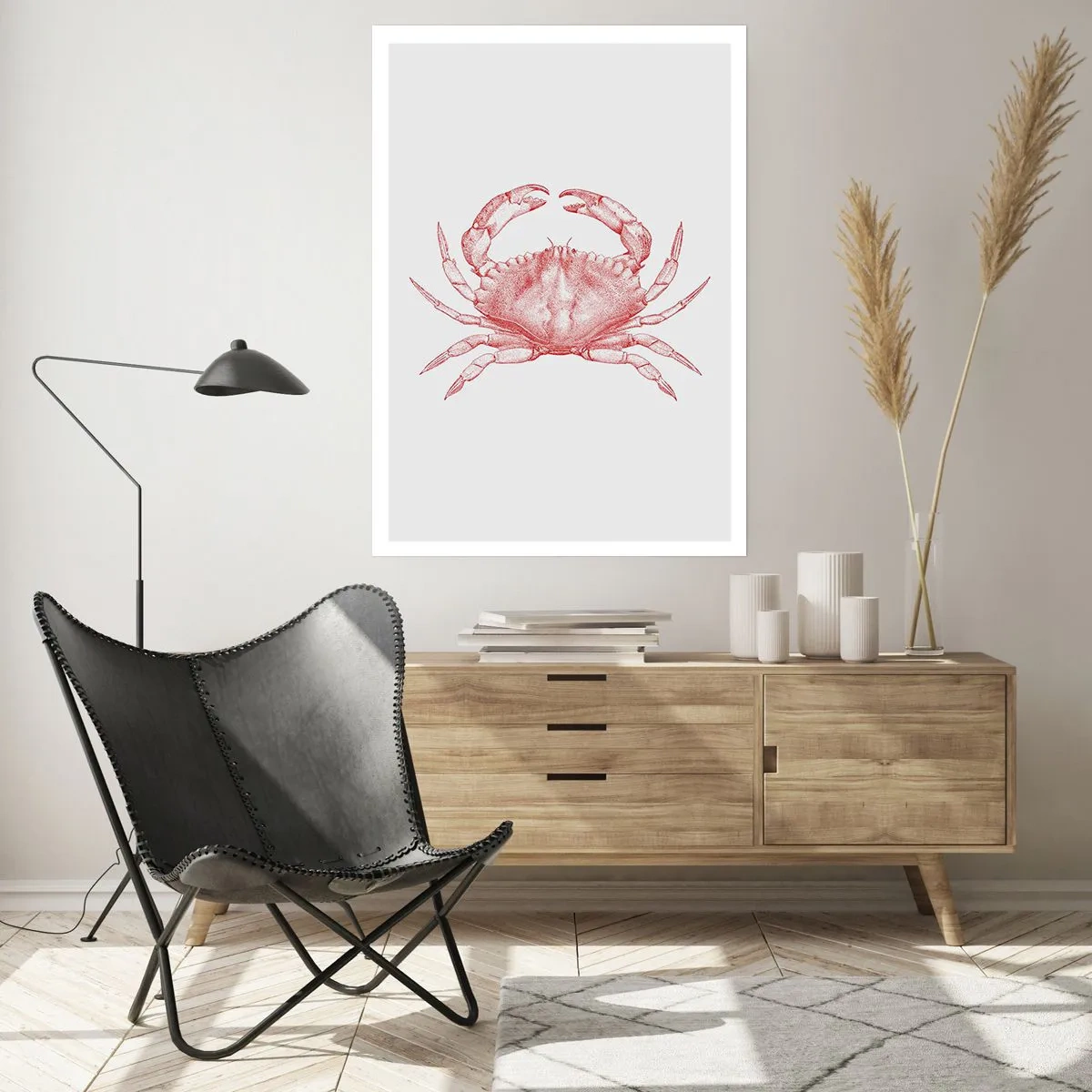 Plakat - Krabbe over krabber - 30x40 cm