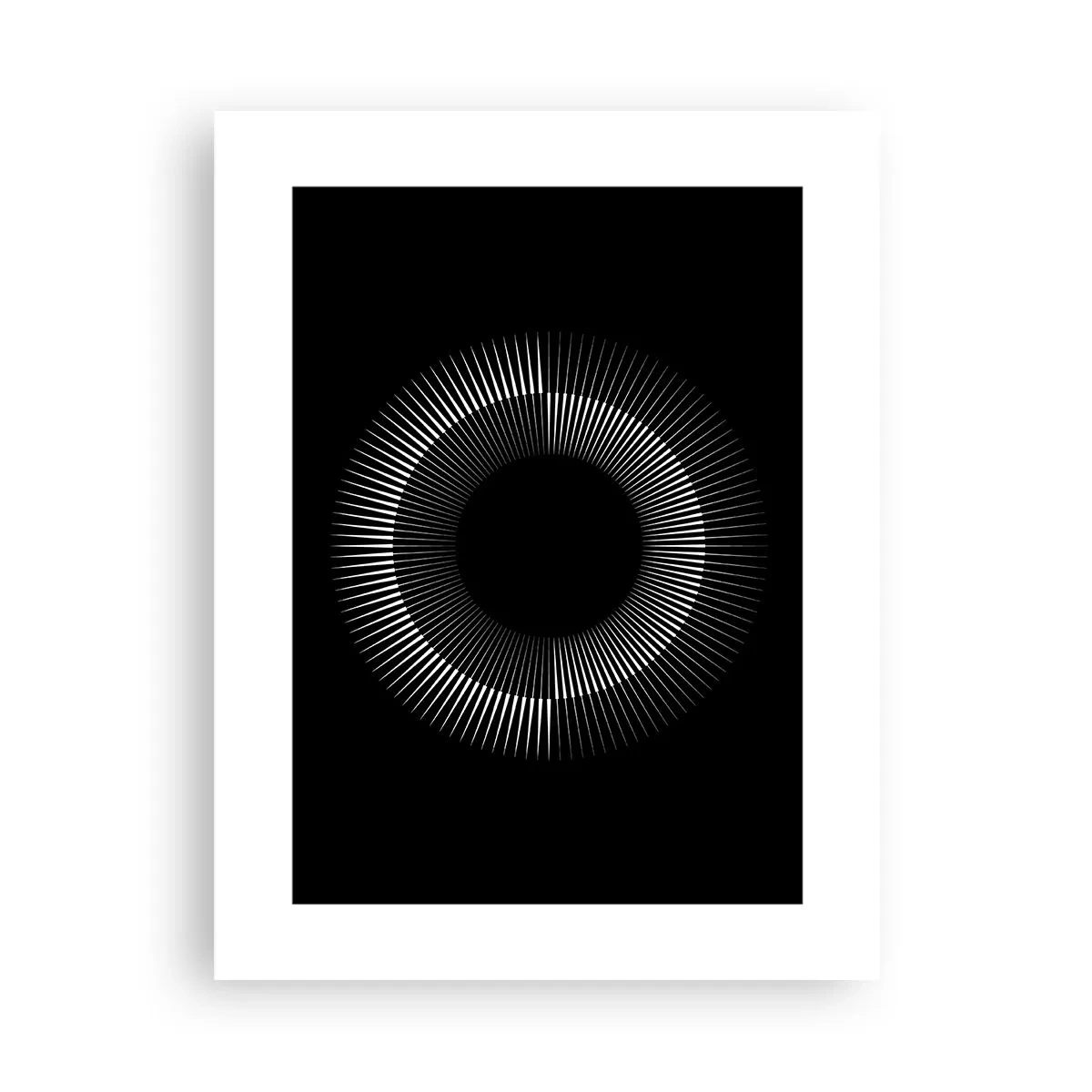 Plakat - Sort sol - 30x40 cm
