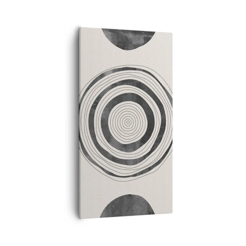 Lærredstryk - Billede på lærred - Det vigtige er det, der er imellem - 55x100 cm