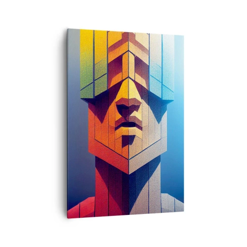 Lærredstryk - Billede på lærred - En mand med principper - 70x100 cm