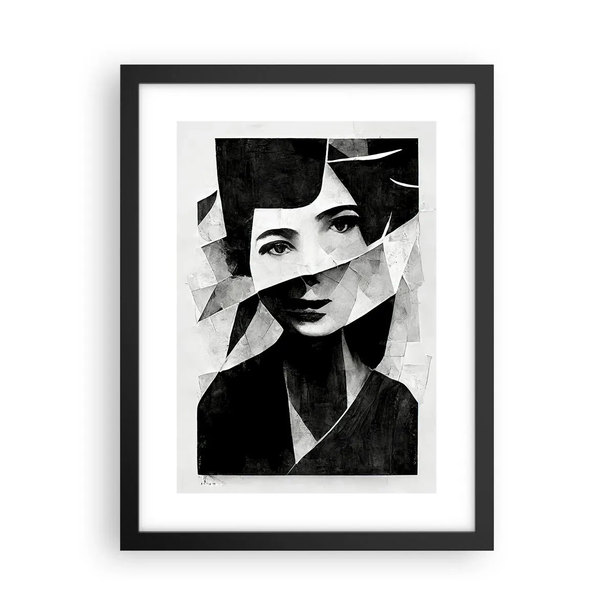 Plakat i sort ramme - I sandhed hvad du er... - 30x40 cm