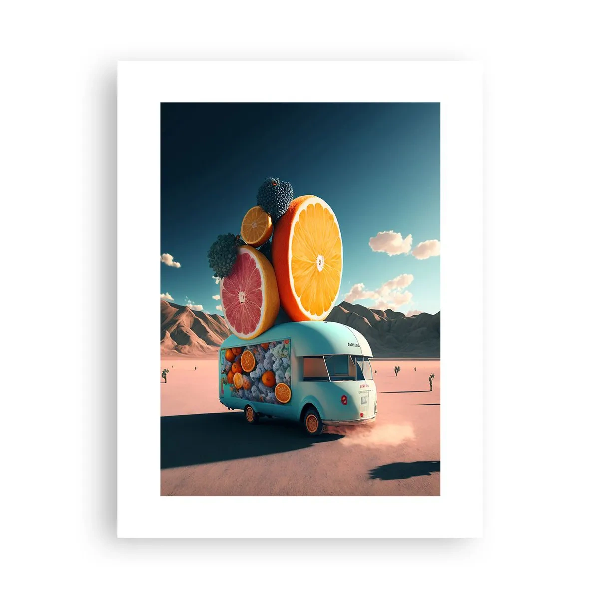 Plakat - En smag af ferie - 30x40 cm