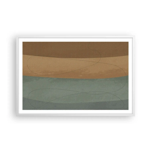 Plakat i hvid ramme - Vandret sammensætning - 91x61 cm