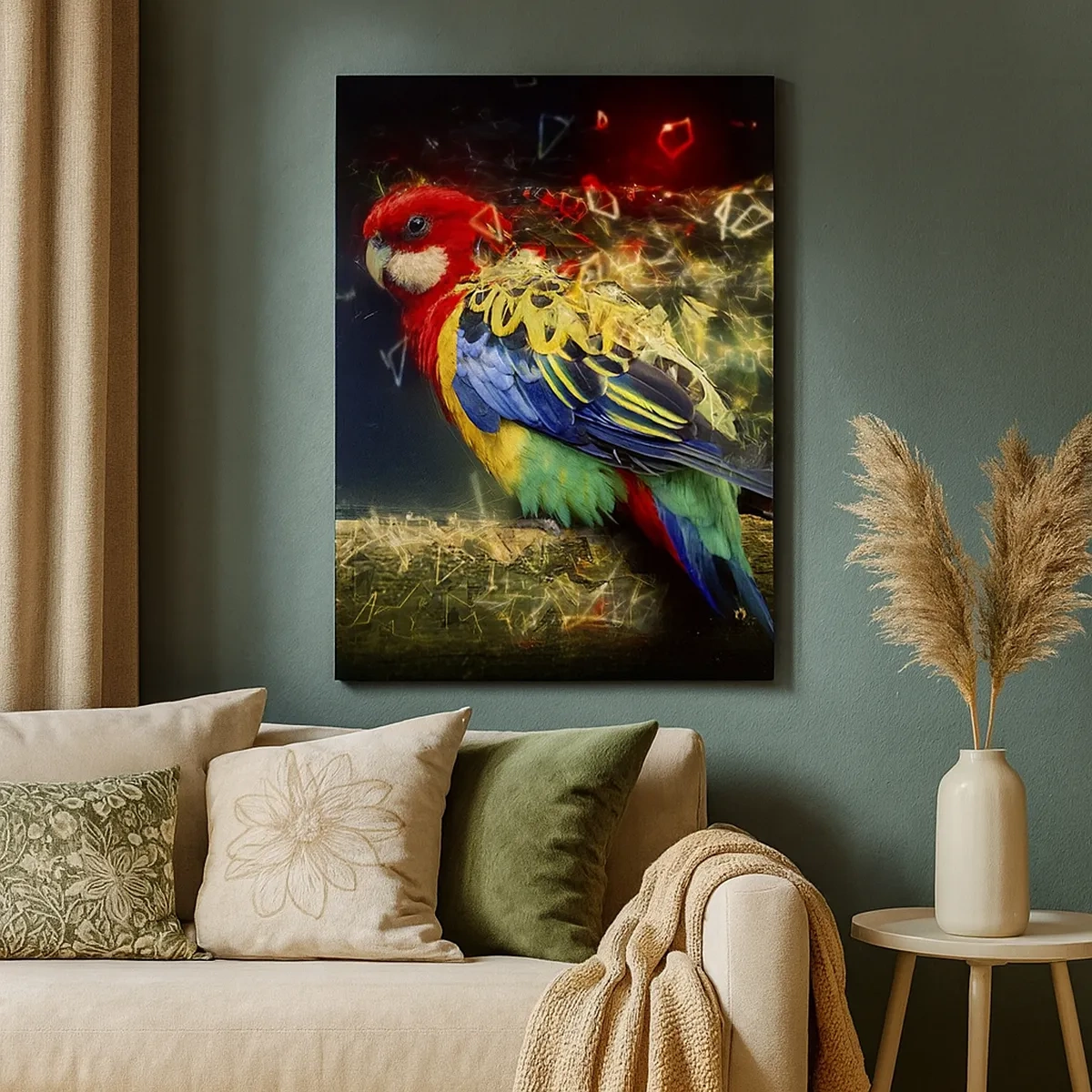 Lærredstryk - Billede på lærred - Budbringeren af udstråling - 50x70 cm