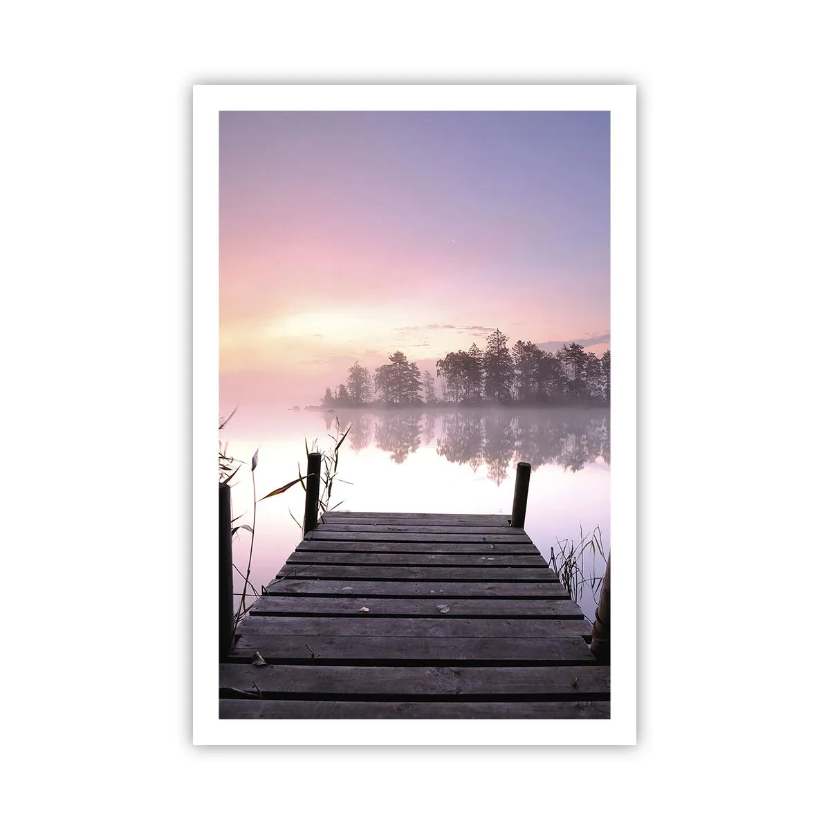 Plakat - Ud af den lilla tåge... - 61x91 cm