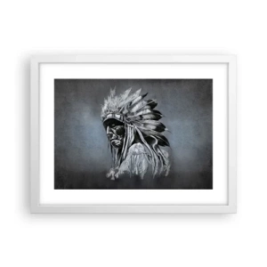 Plakat i hvid ramme - Tilbage til rødderne - 40x30 cm