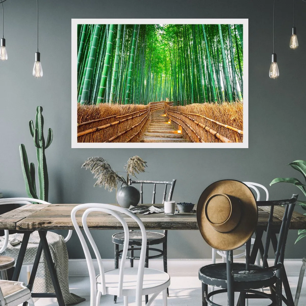 Plakat - Essensen af den asiatiske natur - 50x40 cm