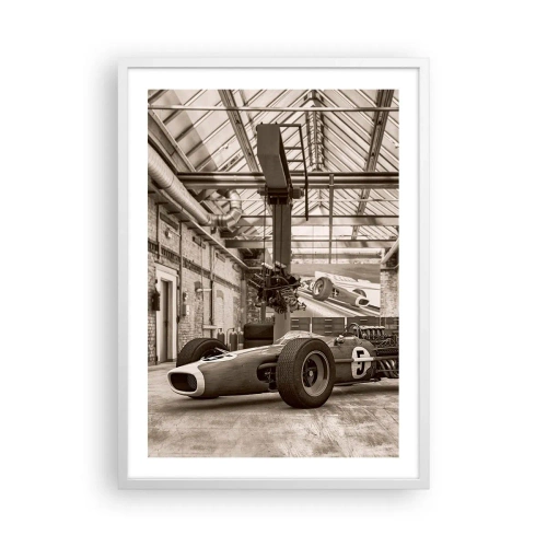 Plakat i hvid ramme - Vinderens hvile - 50x70 cm