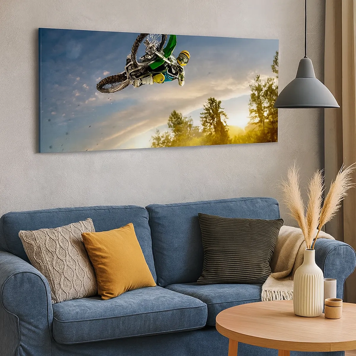 Lærredstryk - Billede på lærred - Tænd for dine følelser! - 30x30 cm