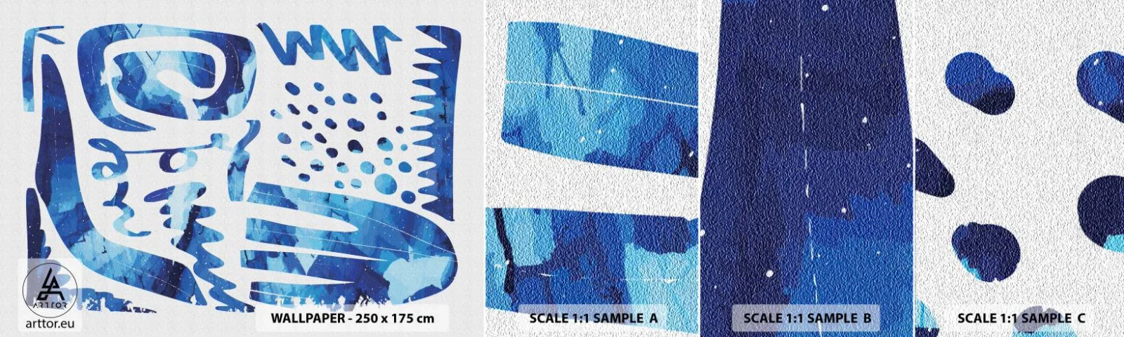 Prøve Fototapet Selvklæbende Deluxe Sticker - Tilbage til rødderne - Boho, Abstraktion, Minimalistisk - 100x30 cm