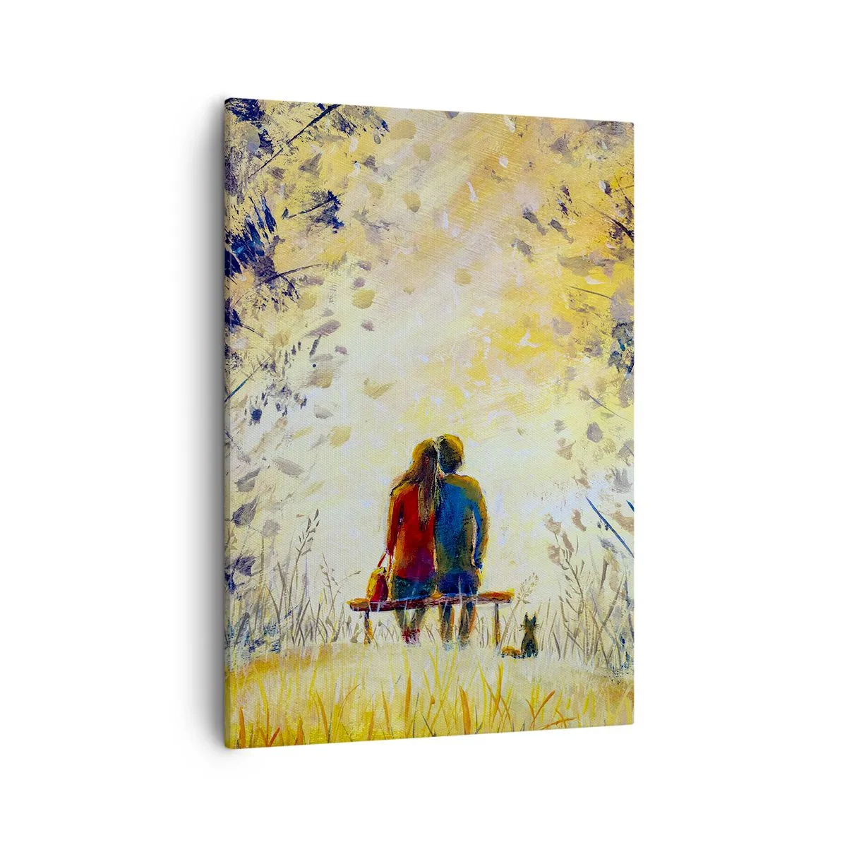 Lærredstryk - Billede på lærred - Et magisk øjeblik - 50x70 cm