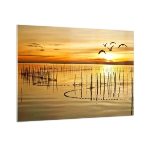 Billede på glas - I fiskeriet - 100x70 cm