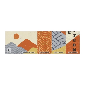Fototapet Prøve Standard Eco - I den japanske ånd - asiatisk, japansk, Landskab - 100x30 cm