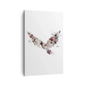 Lærredstryk - Billede på lærred - Vandringsmand i luften - 80x120 cm