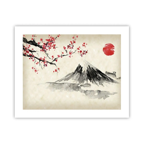 Plakat - Bliv forelsket i Japan - 50x40 cm
