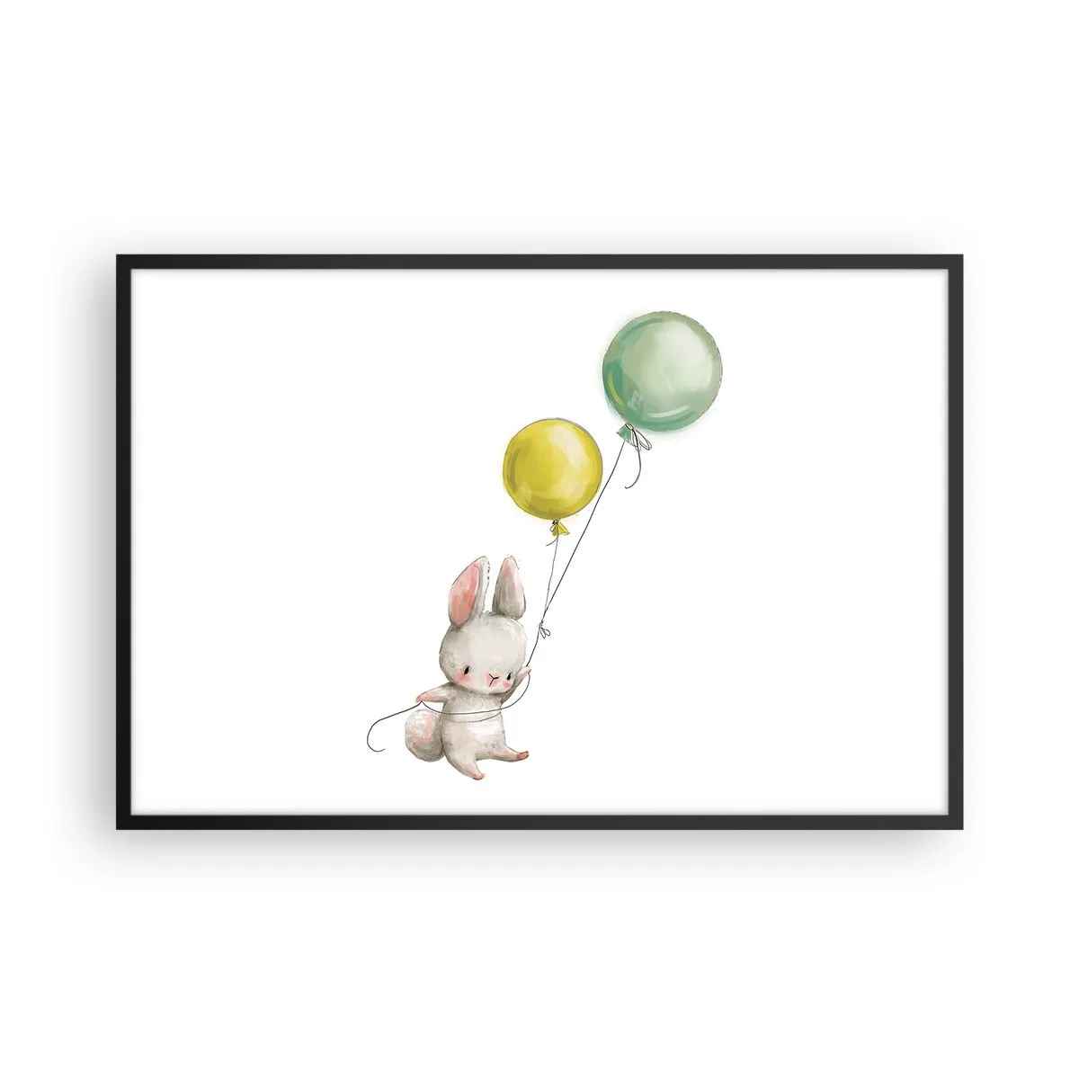 Plakat i sort ramme - Jeg vil også anbefale den! - 91x61 cm