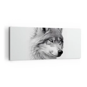 Lærredstryk - Billede på lærred - Alpha - uden tvivl - 100x40 cm