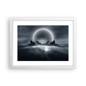 Plakat i hvid ramme - En finale på en historie - 40x30 cm