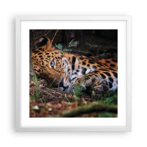 Plakat i hvid ramme - Stol på mig - 40x40 cm