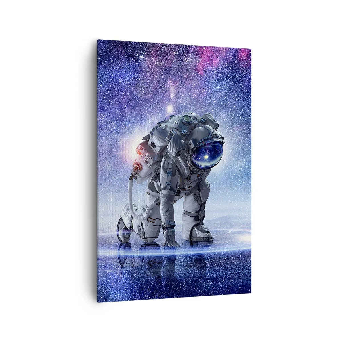 Lærredstryk - Billede på lærred - Den stjerneklare himmel over mig - 80x120 cm