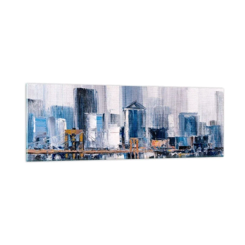 Billede på glas - Indtryk fra New York - 90x30 cm