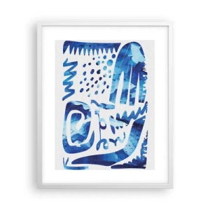 Plakat i hvid ramme - Tilbage til rødderne - 40x50 cm