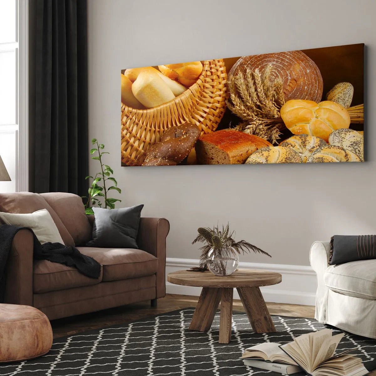 Lærredstryk - Billede på lærred - Vi slap væk igen - 100x40 cm