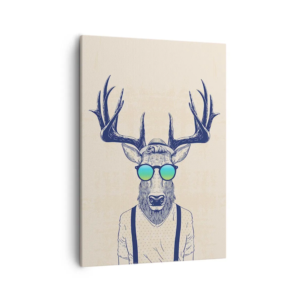 Lærredstryk - Billede på lærred - Hvem forventede du? - 50x70 cm