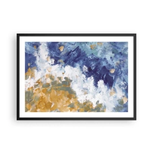 Plakat i sort ramme - Elementernes dans - 70x50 cm