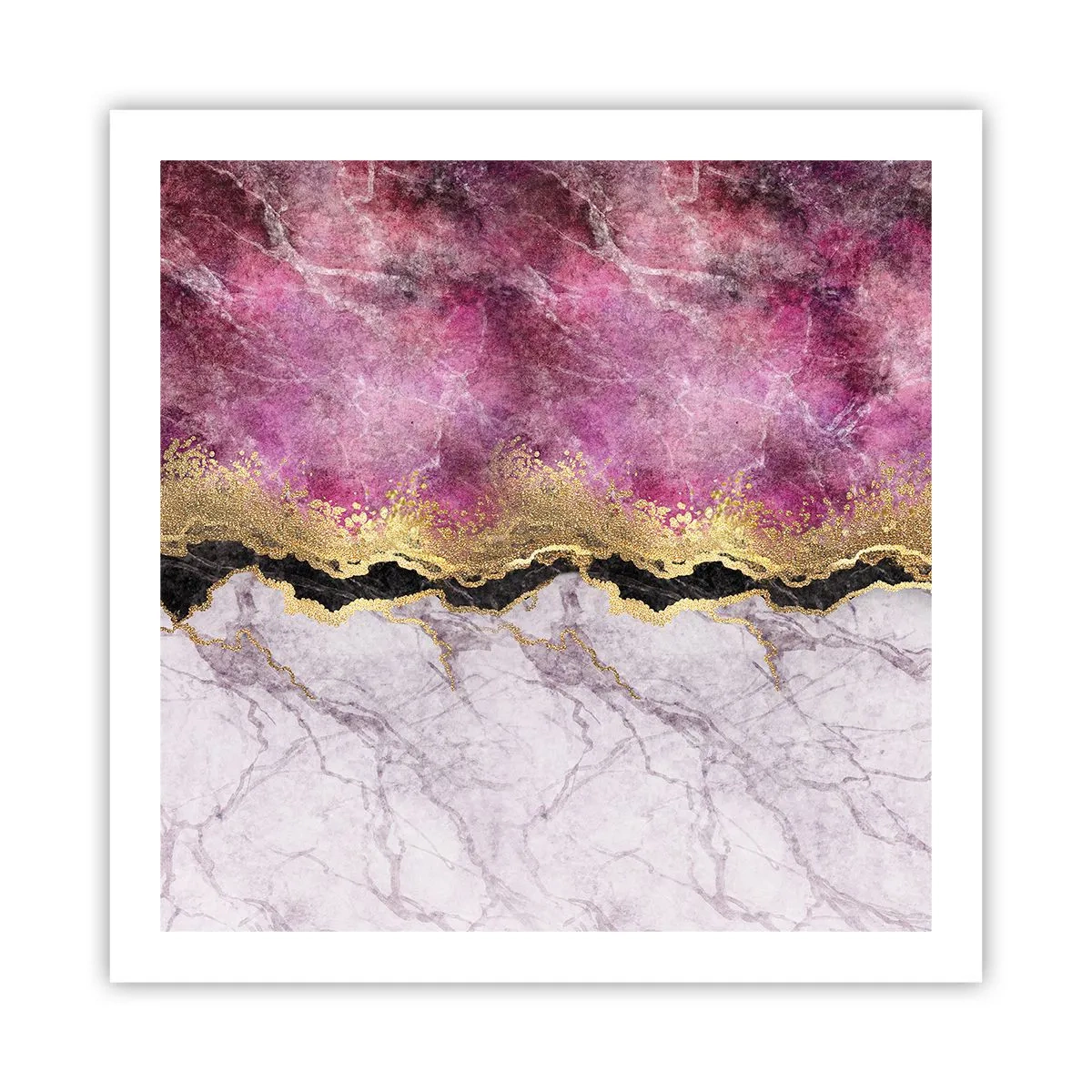 Plakat - På grænsen - 60x60 cm