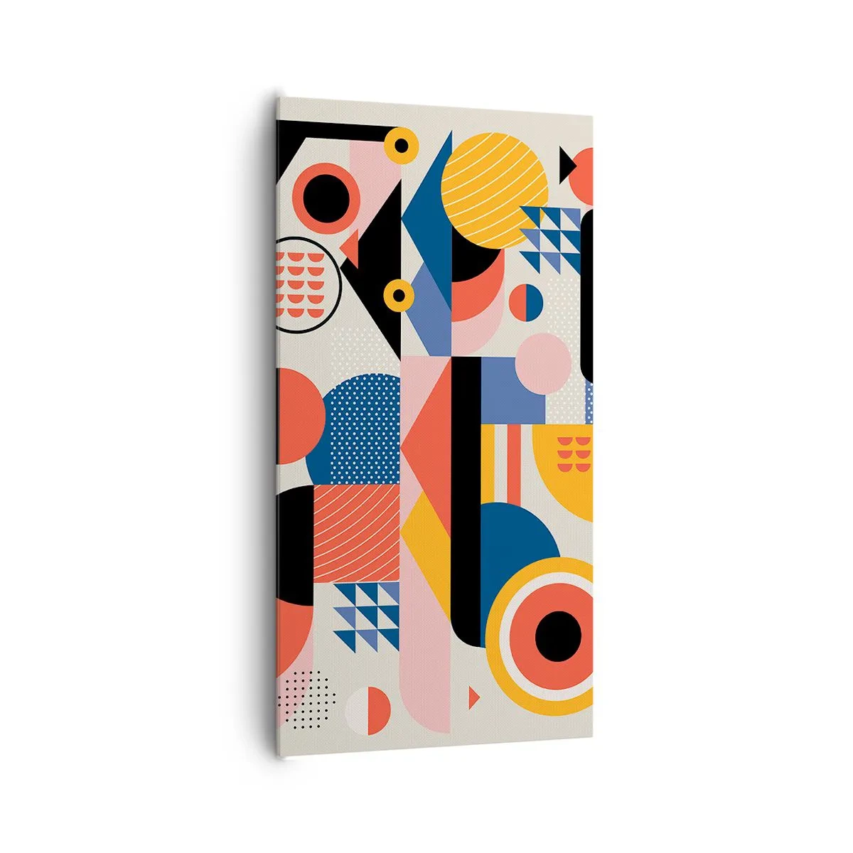 Lærredstryk - Billede på lærred - Komposition: Leg - 65x120 cm