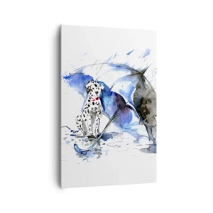 Lærredstryk - Billede på lærred - Det er det en ven er til for - 80x120 cm