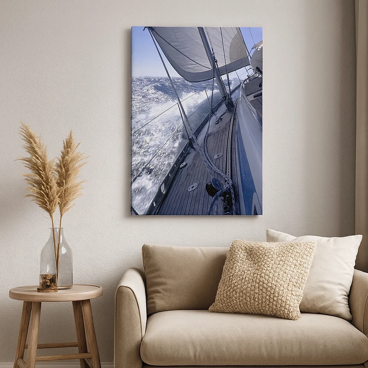 Lærredstryk - Billede på lærred - Jeg ved, hvad det vil sige at være en fugl - 50x70 cm