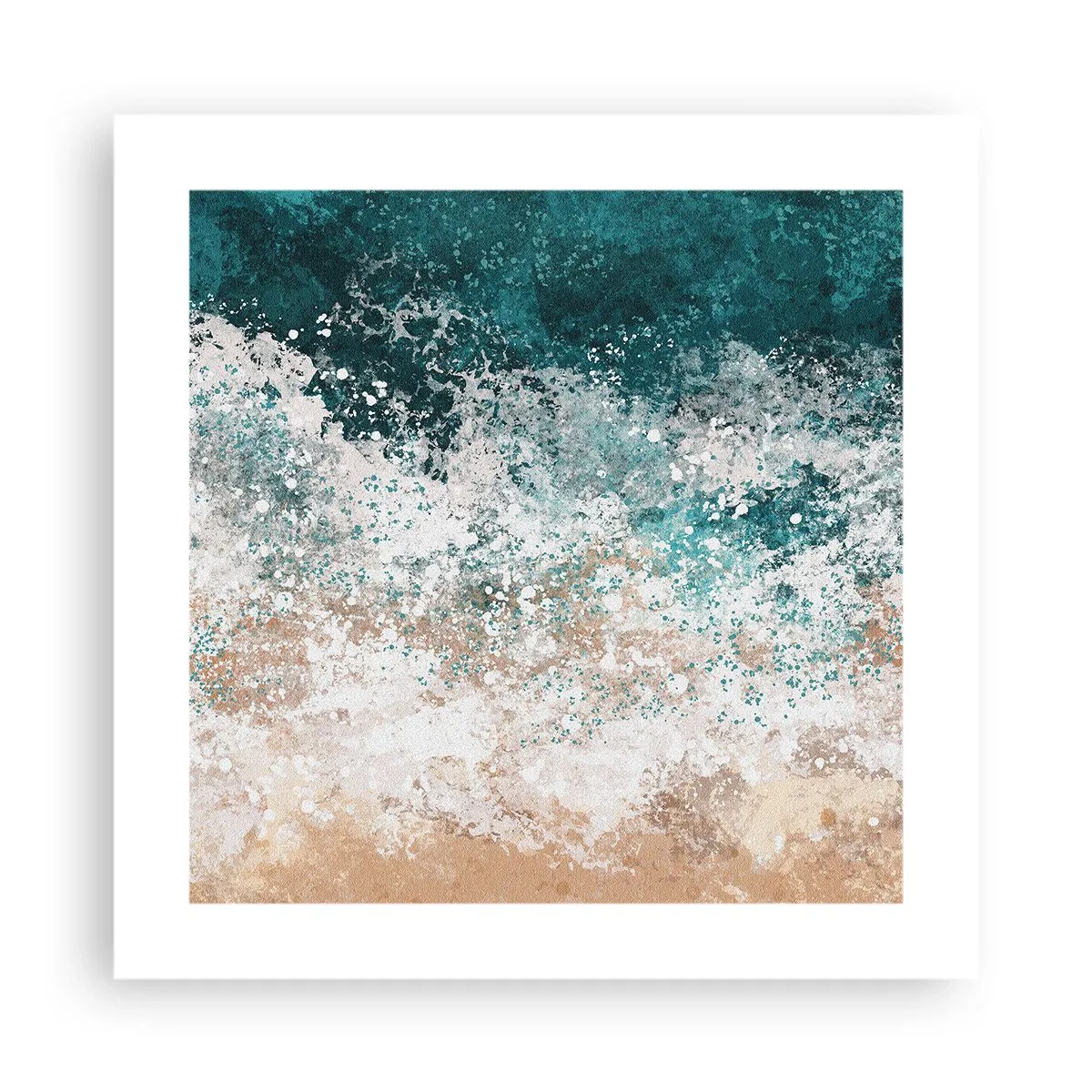 Plakat - Historier fra havet - 40x40 cm